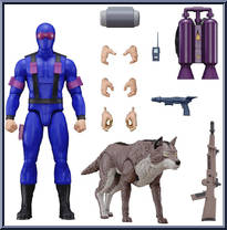 Snake Eyes from G.I. Joe - Ultimates manufactured by Super7 [Loose]