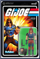Zartan from G.I. Joe - ReAction Figures manufactured by Super7 [Front]