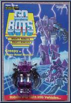 Creepy from Go-Bots - 1985 Series manufactured by Tonka [Front]