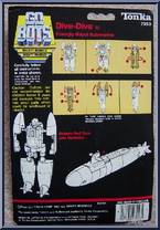 Dive-Dive from Go-Bots - 1984 Series manufactured by Tonka [Back]
