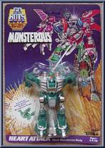 Heart Attack from Go-Bots - Monsterous manufactured by Tonka [Front]