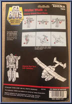 Water Walk from Go-Bots - 1984 Series manufactured by Tonka [Back]