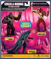 Godzilla (Evolved) from Godzilla x Kong: The New Empire - Battle Roar manufactured by Playmates [Back]