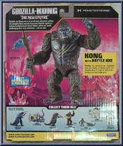 Kong (Battle Axe) from Godzilla x Kong: The New Empire - 6" Scale manufactured by Playmates [Back]
