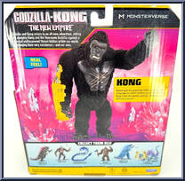 Kong (Real Feel) from Godzilla x Kong: The New Empire - 6" Scale manufactured by Playmates [Back]