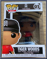 Tiger Woods (Red Shirt) from Golf - Pop! Vinyl Figures manufactured by Funko [Front]