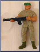Slugs Magee from Guts! - Green Berets manufactured by Mattel [Loose]