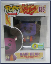 Hair Bear (Purple / Black Hair) from Hair Bear Bunch - Pop! Vinyl Figures manufactured by Funko [Front]