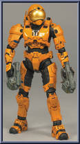 Spartan Security (Orange) Action Figure