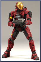 Spartan Soldier EVA (Red) (Mass) Action Figure