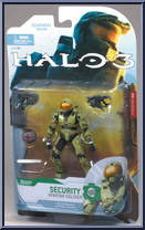 Spartan Soldier Security (Olive) from Halo 3 - Series 4 - Equipment Edition manufactured by McFarlane [Front]