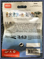 UNSC Spartan Mark IV (Blue) from Halo - Blind Bags - Battle for the Ark manufactured by Mega Bloks [Back]