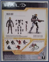Kelly-087 (Crawler Snipe) from Halo - Wave 1 manufactured by Mattel [Back]