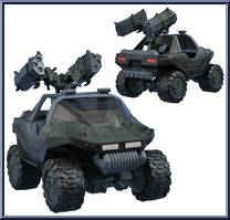 M12R1 LAAV "Rocket Warthog" Action Figure