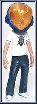 Blue Eva Helmet / Legendary Tee Action Figure