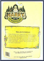 Harry from Harry and the Hendersons - Bend-Ems manufactured by Just Toys [Back]