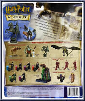 Knight from Harry Potter and the Sorcerer's Stone - Deluxe Creatures manufactured by Mattel [Back]
