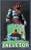 Skeletor (Blood Repaint) from He-Man - 2002 Series - Snake Men manufactured by Mattel [Loose]