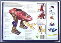 Terroclaw (Terrapod) from He-Man - New Adventures - Vehicles manufactured by Mattel [Back]