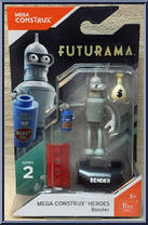 Bender (Futurama) from Heroes - Series 2 manufactured by Mega Brands [Front]