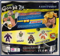 Buzz Lightyear vs Zyclops from Heroes of Goo Jit Zu - Lightyear manufactured by Character Options [Back]