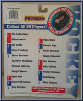Jaromir Jagr (Pittsburgh Penguins) from Heroes of the Ice - All-Stars manufactured by PrimeTime Industries [Back]