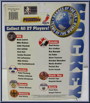 Teemu Selanne (Finland) from Heroes of the Ice - Teams of the World manufactured by PrimeTime Industries [Back]
