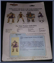 Samson from Heroes of the Kingdom - Basic Series manufactured by Wee Win Toys [Back]