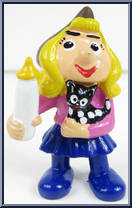 Girl with Kitten Action Figure