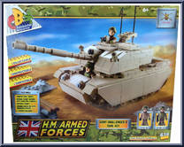Army Challenger II Tank Set from H.M. Armed Forces - Mini Sets manufactured by Character Options [Back]