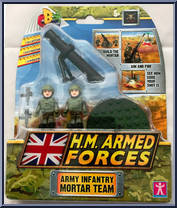 Army Infantry Mortar Team from H.M. Armed Forces - Mini Sets manufactured by Character Options [Front]