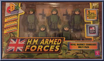 Royal Marines Commando Multi Pack from H.M. Armed Forces - Mini Sets manufactured by Character Options [Front]