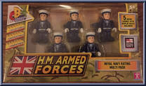Royal Navy Rating Multi Pack from H.M. Armed Forces - Mini Sets manufactured by Character Options [Front]