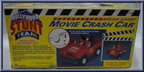 Movie Crash Car (White / Pink Driver) from Hollywood Stunt Team - Basic Series manufactured by Lanard Toys [Back]
