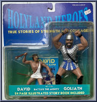 David Battles the Mighty Goliath from Holyland Heroes - Basic Series manufactured by New Ventures [Front]