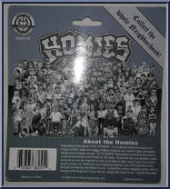 Mosca / Chuco / Sharky / Sad Boy / Paz / Chango from Homies - Series  2 manufactured by Homieshop [Back]