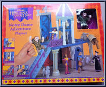 Notre Dame Adventure Playset from Hunchback of Notre Dame - Playsets manufactured by Mattel [Front]