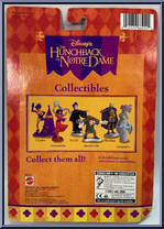 Quasimodo / Clopin / Gargoyle from Hunchback of Notre Dame - Collectible manufactured by Mattel [Back]
