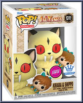 Kirara & Shippo (Flocked) from Inuyasha - Pop! Vinyl Figures manufactured by Funko [Front]