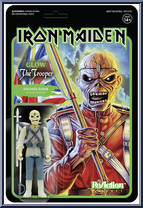 Soldier Eddie (The Trooper) (Glow In The Dark)  from Iron Maiden - ReAction Figures manufactured by Super7 [Front]