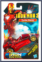 Turbo Racer from Iron Man 2 - 2010 Movie - Iron Racers manufactured by Hasbro [Front]