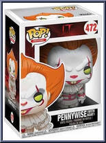 Pennywise (with Boat) (Orange Hair) from IT - Pop! Vinyl Figures manufactured by Funko [Front]
