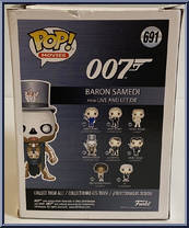 Baron Samedi (Live and Let Die) from James Bond - Pop! Vinyl Figures manufactured by Funko [Back]