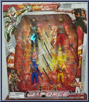 Black / Red / Blue / Yellow Action Figure