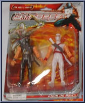 Gray / White Ninjas Action Figure