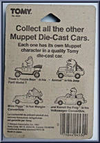Fozzie Bear from Jim Henson's Muppet - Die-Cast manufactured by Tomy [Back]