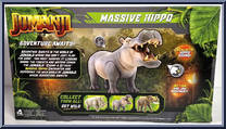 Massive Hippo from Jumanji - Basic Series manufactured by Lanard Toys [Back]