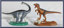 Brachiosaurus & Velociraptor Action Figure