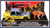 Track & Explore Vehicle Set from Jurassic Park - 30th Anniversary - Vehicles manufactured by Mattel [Front]