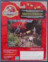 Billy Brennan & Pteranodon from Jurassic Park III - Humans manufactured by Hasbro [Back]